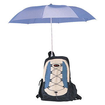 Backpack & Umbrellas